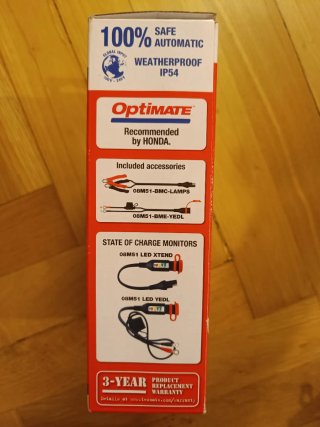 Cargador Batería OptiMATE 3 Honda 12V 0.8A