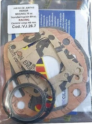 Kit juntas cilindro Italkit 80cc Carrera 44 Honda