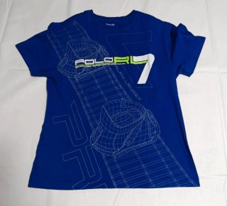 T-shirt Polo Ralph Lauren blu 7 snowboard