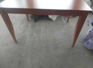 Mesa extensible y 6 sillas