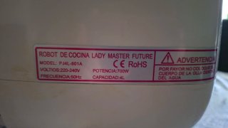 Robot de cocina Lady Master Future