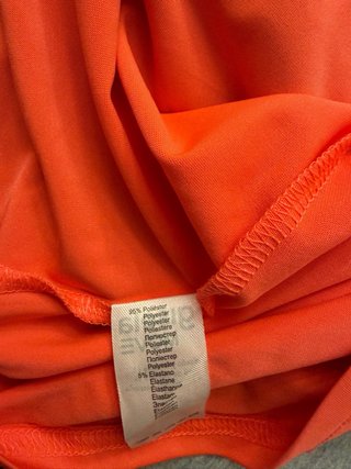 Camiseta sin mangas deportiva Gisela naranja L