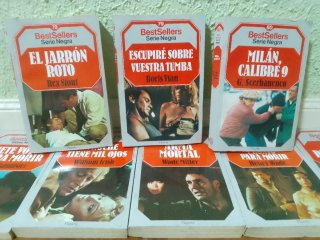 Colección Best Sellers Serie Negra (73 libros)
