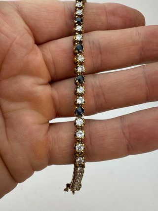 Bracciale Tennis Vintage in Argento 925
