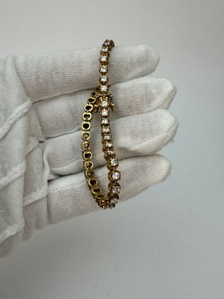 Bracciale Tennis Vintage in Argento 925