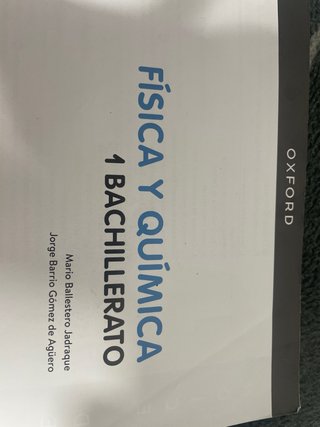 FISICA Y QUIMICA GENIOX PRO 1 BACHILLERATO