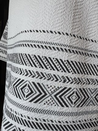 Blusa Salsa Manga 3/4 Estampada