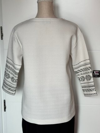 Blusa Salsa Manga 3/4 Estampada