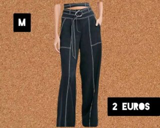Pantalón negro talla M
