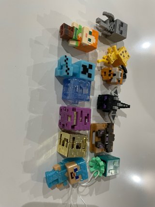 Pack Figuras Minecraft Kinder Joy