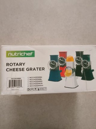 Grattugia Formaggio Nutrichef Rotante Nuova