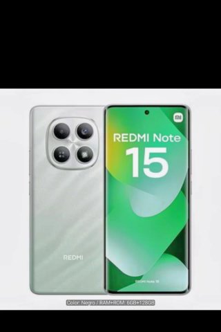 Xiaomi Redmi Note 15 128GB Negro/Gris