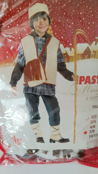 Disfraz Pastor 7-9 años