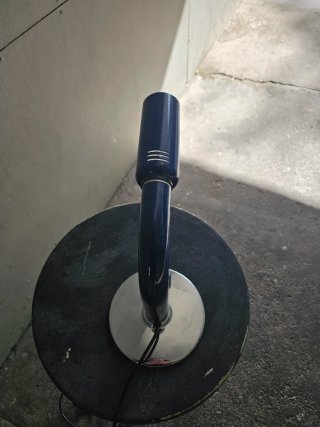 Lampada vintage Gulp blu in metallo