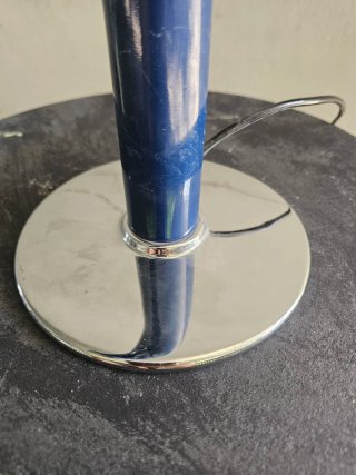 Lampada vintage Gulp blu in metallo