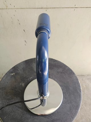Lampada vintage Gulp blu in metallo