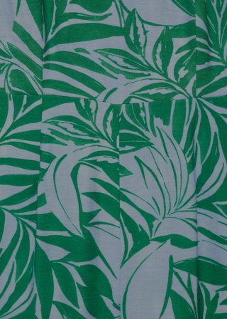 Mono verde con estampado floral