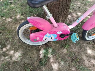 Bicicleta Btwin infantil rosa