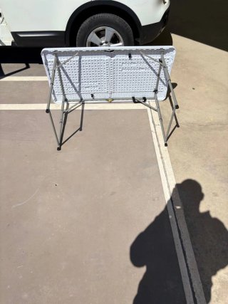 Mesa plegable camping 180x74 cm