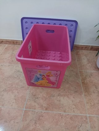 Caja de Almacenamiento Infantil Princesas Disney