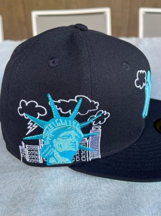 Gorra New Era NY Turquesa Negra