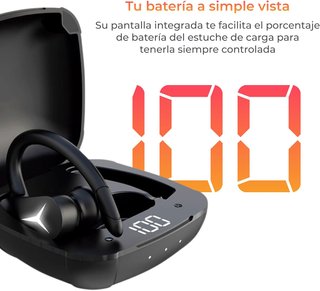 - KSIX auriculares inalámbricos deporte batería