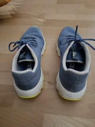 Zapatillas trail Jack Wolfskin azul/amarillo