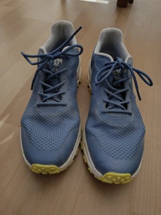 Zapatillas trail Jack Wolfskin azul/amarillo