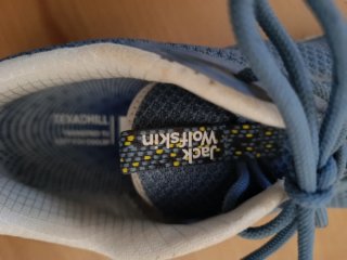 Zapatillas trail Jack Wolfskin azul/amarillo