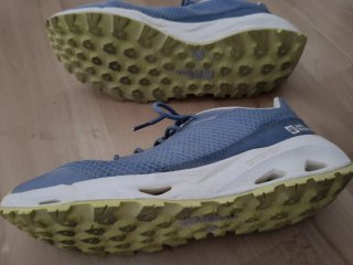 Zapatillas trail Jack Wolfskin azul/amarillo