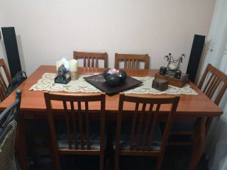 Mueble comedor 3,60m + mesa y 6 sillas