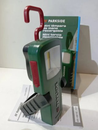 Linterna LED Recargable Batería Litio PARKSIDE