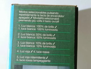 Linterna LED Recargable Batería Litio PARKSIDE