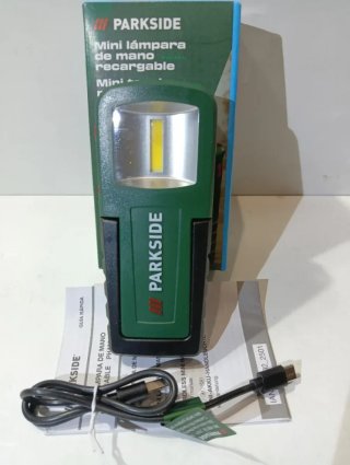 Linterna LED Recargable Batería Litio PARKSIDE