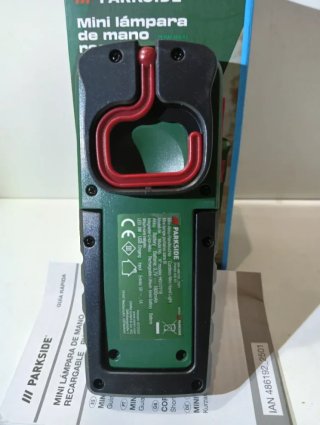 Linterna LED Recargable Batería Litio PARKSIDE