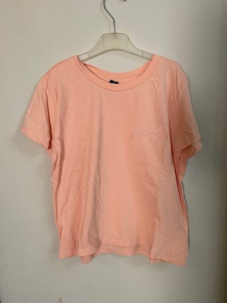 Camiseta rosa peachy