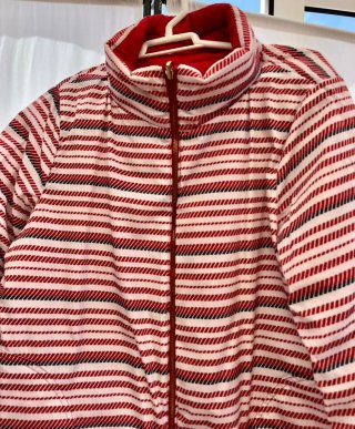 Chaqueta reversible roja cortefiel