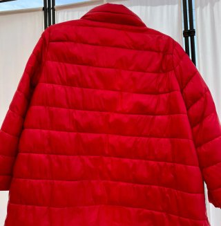 Chaqueta reversible roja cortefiel