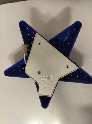 Lampada applique stella blu