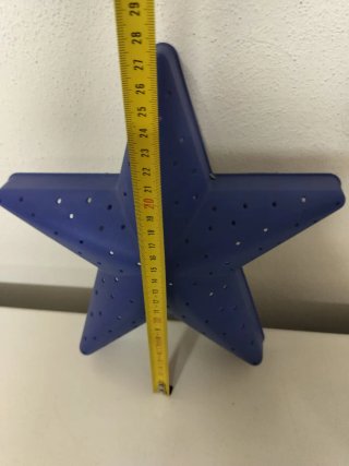 Lampada applique stella blu