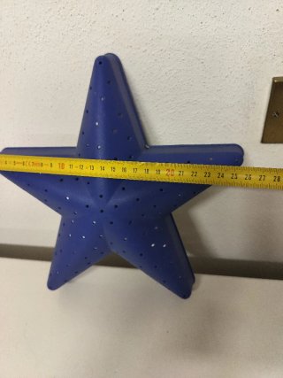 Lampada applique stella blu