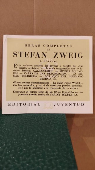 OBRAS COMPLETAS  (STEFAN.ZWEIG )