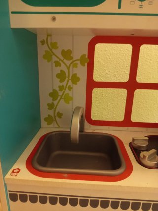Casita de juguete cocina infantil