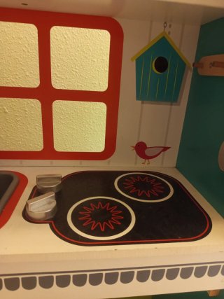 Casita de juguete cocina infantil