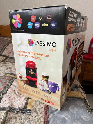 Cafetera Bosch Tassimo Roja