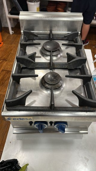 Cocina de gas 2 fuegos