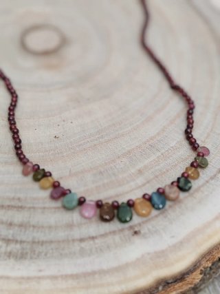 Collar Turmalinas y Granate