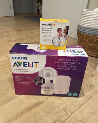 Sacaleches Eléctrico Philips Avent + Conchas Medel