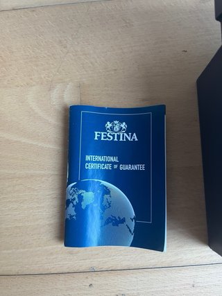 Reloj Festina Automático Azul y Plateado