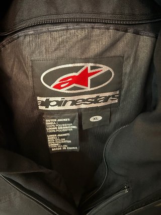 Chaqueta Moto Alpinestars Negra